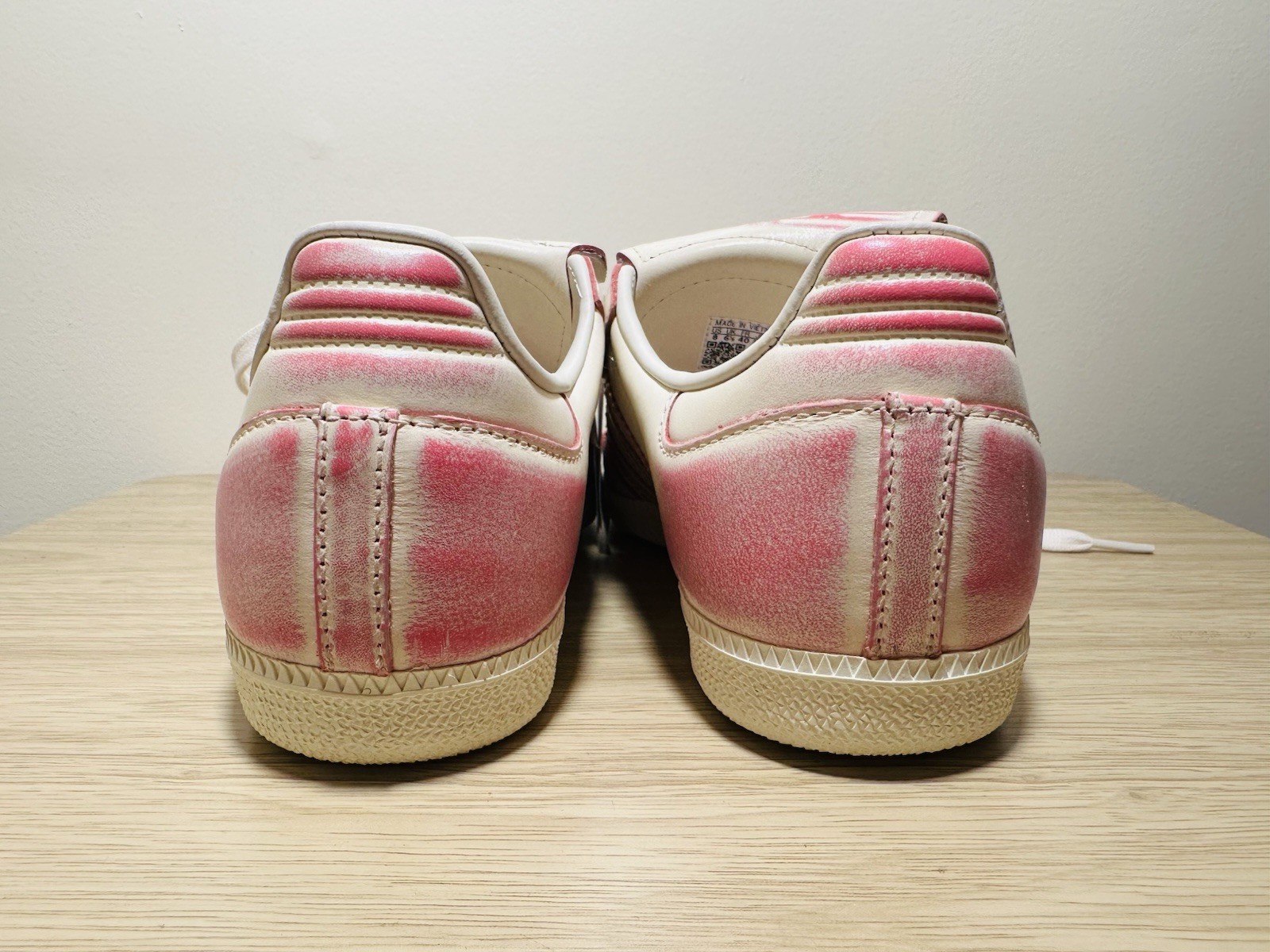 Adidas Originals Samba LT women’s athletic shoes cream pink JR5998 NWOB size 8.5