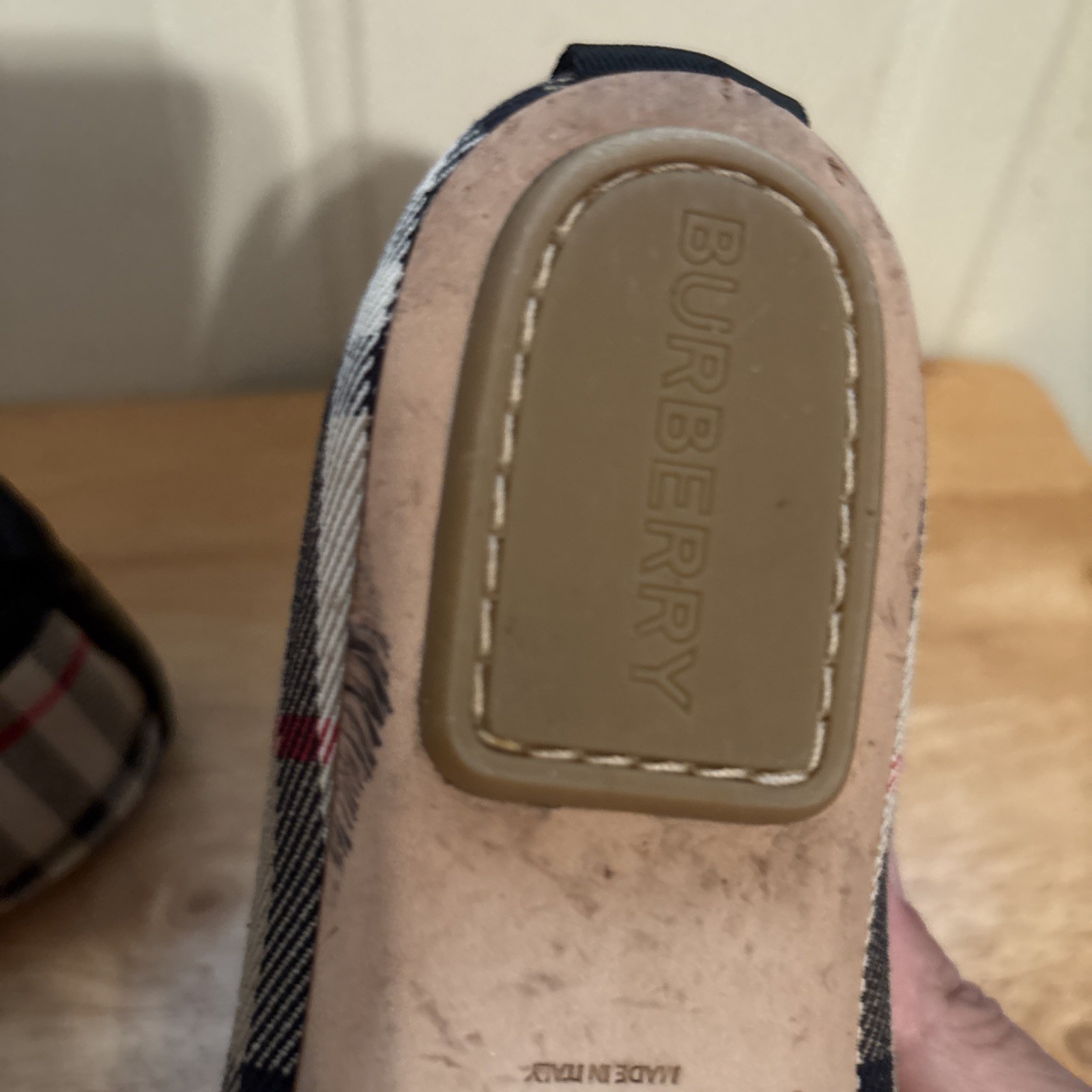 Burberry Women’s Flats Shoes Size EU 37 US 7 Ballet Nova Check