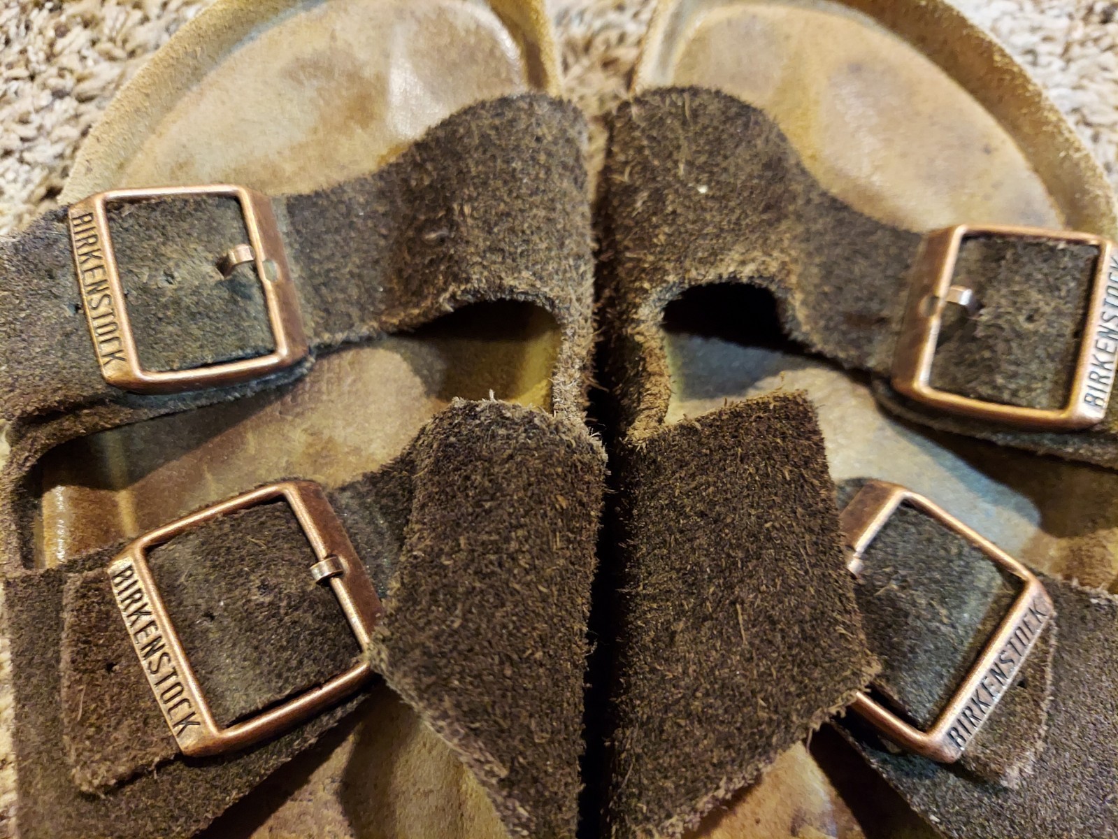 Birkenstock Brown Leather Double Strap Sandal Women’s EU37 / 24.0cm