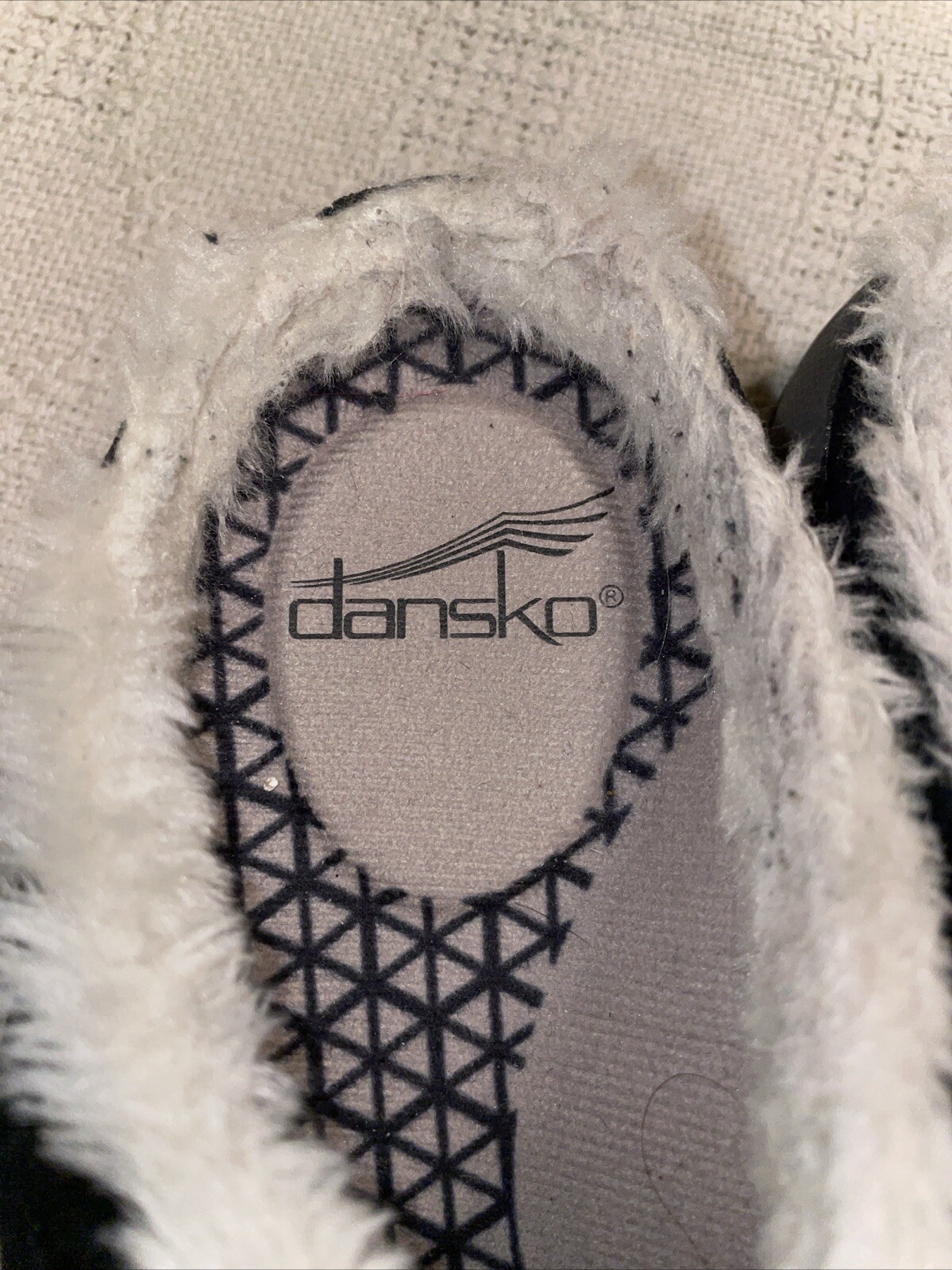 Dansko Womens Casual Mules Size 38 U.S. 7 M Black Suede Leather Workwear Clinic