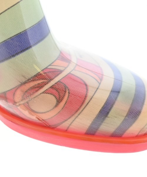 EMILIO PUCCI Rain Shoes RedxBeigexBlueetc.(Patterned) 2200698748057