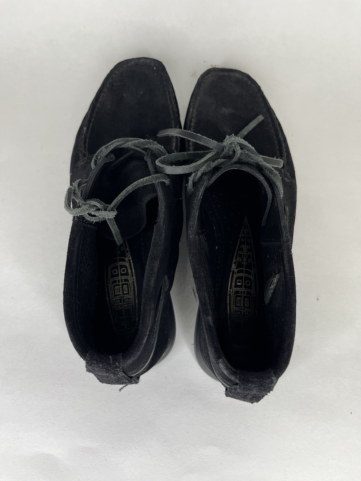 n.d.c. made by hand Chukka Boots Shoes Women Size 38 US 7 Black Suede