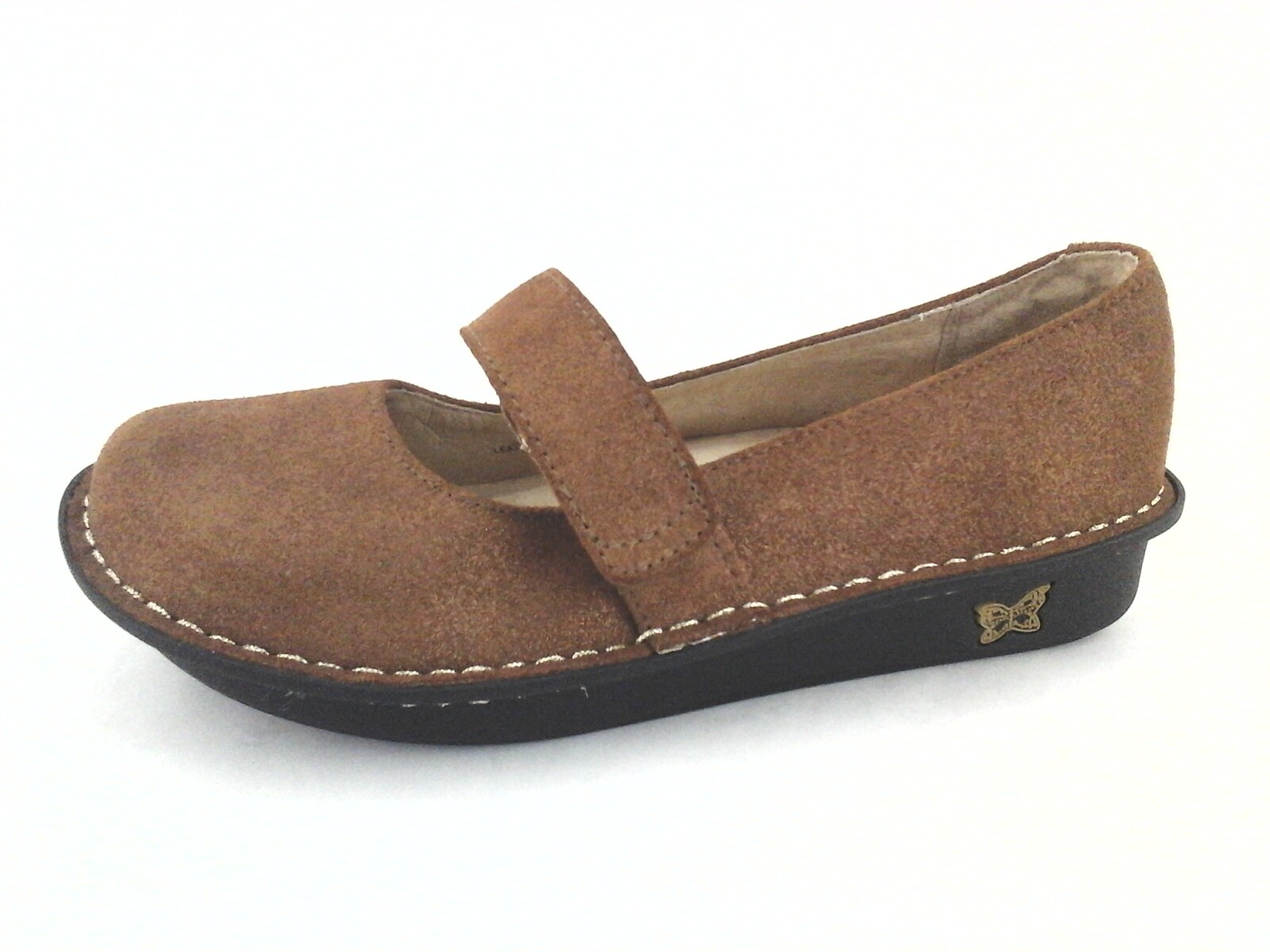 ALEGRIA FELIZ 205 Mary Jane Tan Gold Glitter Comfort US 6-6.5 EU 36 $129.95 New
