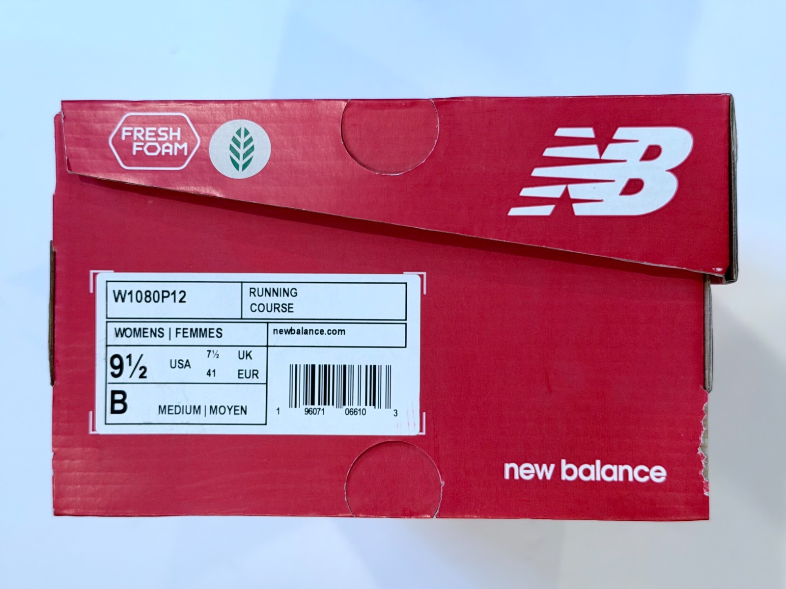 New Balance Women’s Fresh Foam x 1080 V12 Pink Fashion Sneakers – US 7.5 & 9.5