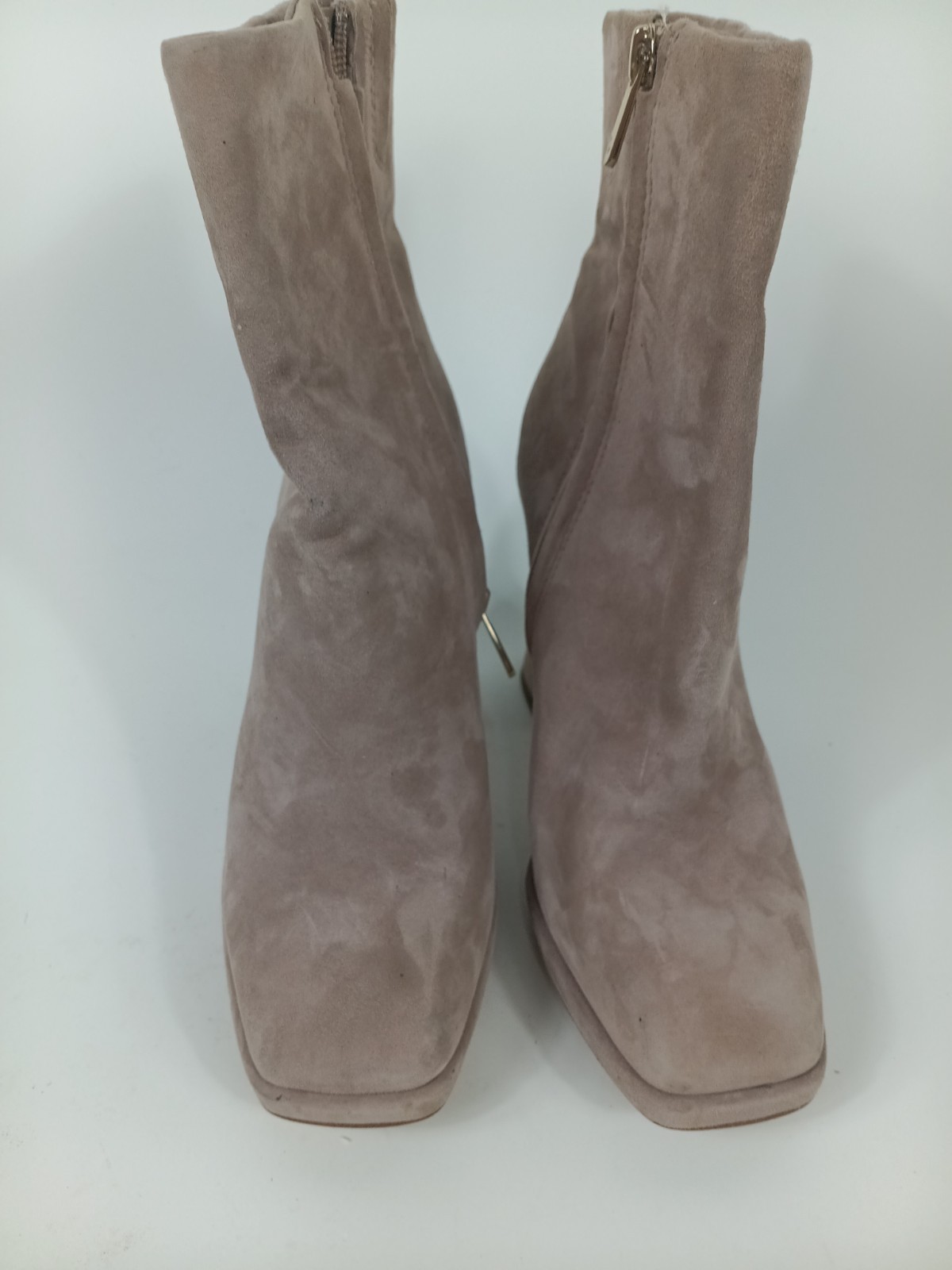 Sam Edelman Boots Womens Size 7.5 M Jaye Cashmere Beige Leather Ankle Bootie