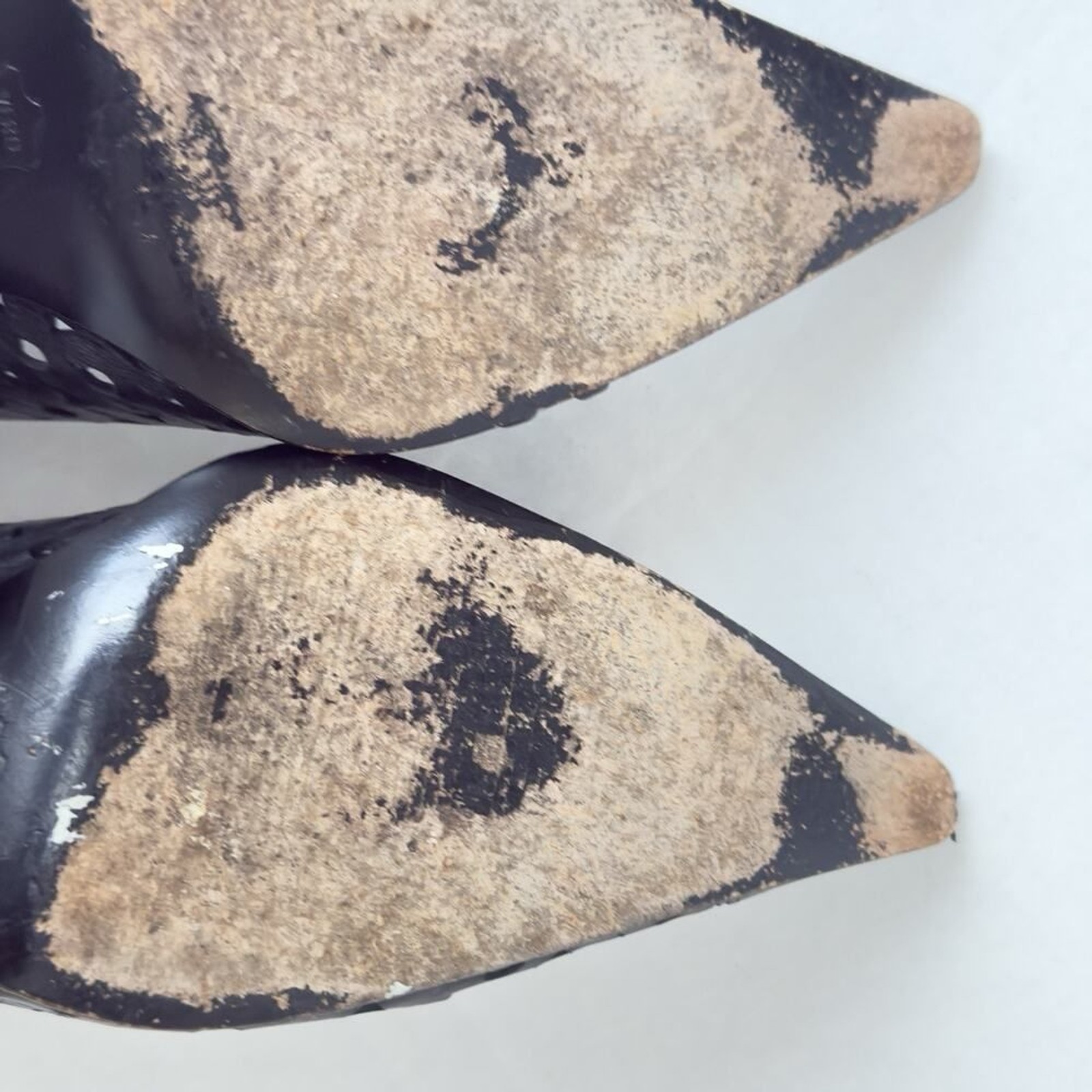 Vintage Via Spiga 8M Made in Italy Pumps Stiletto Black Leather Cutout Bow Y2K
