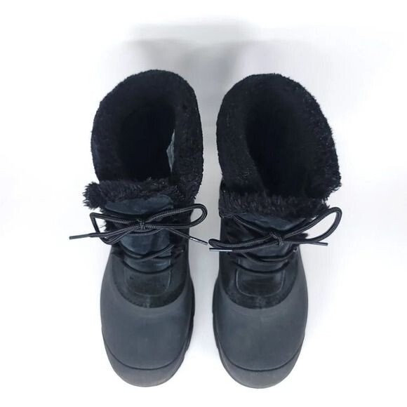 SOREL Snow Angel Womens 6.5 Insulated Waterproof Winter Boot Black Warm Leather