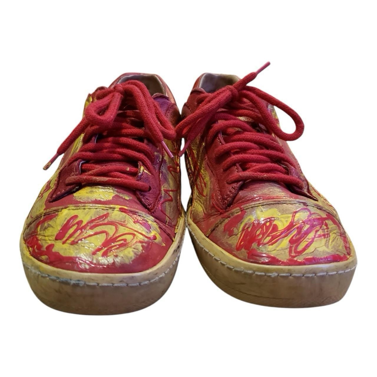 ***RARE*** AUTHENTIC ALEXANDER McQUEEN PUMA CUSTOM FASHION SNEAKERS SHOES SZ 8.5