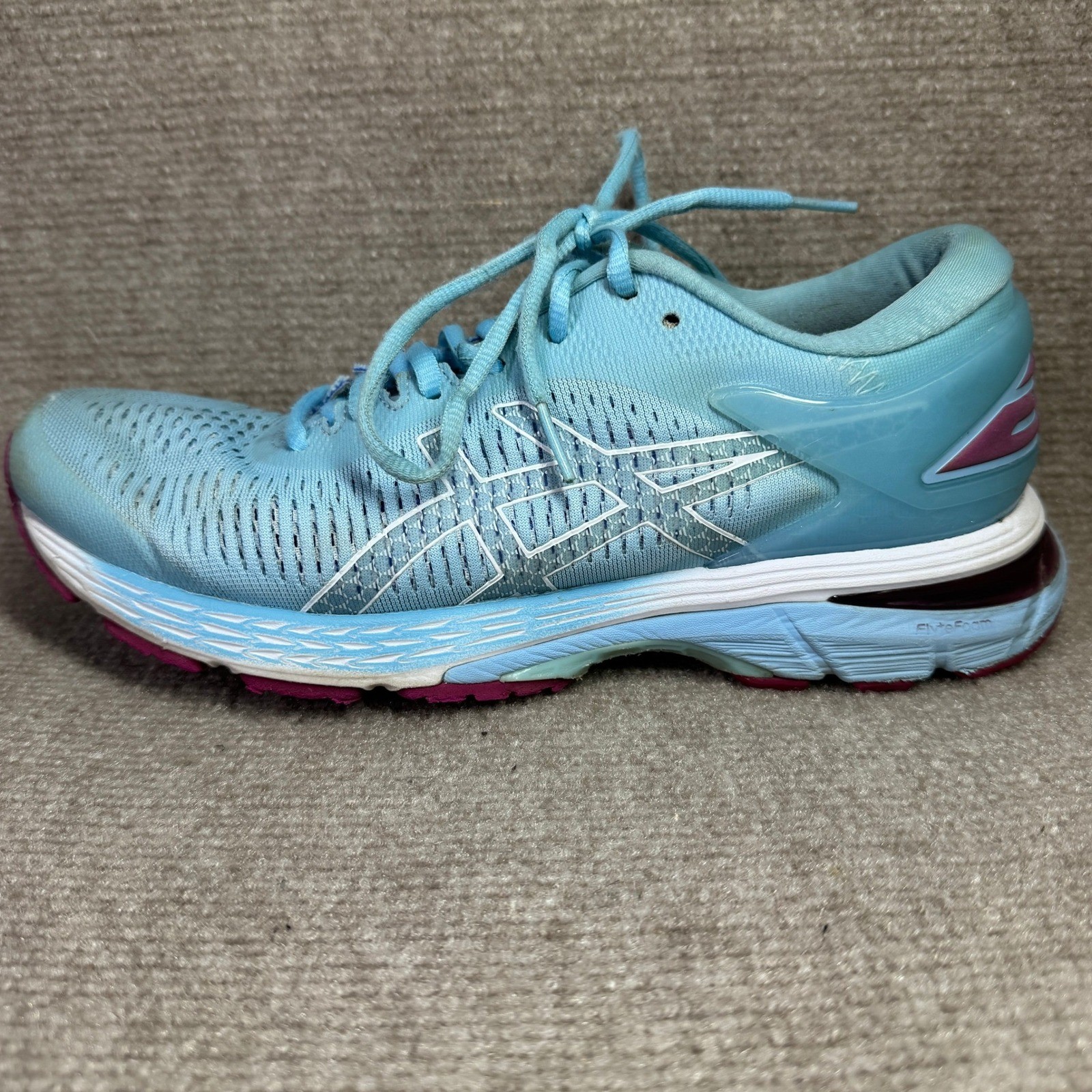 ASICS GEL-KAYANO 25 Womens 9 Blue Running Shoes 1012A026