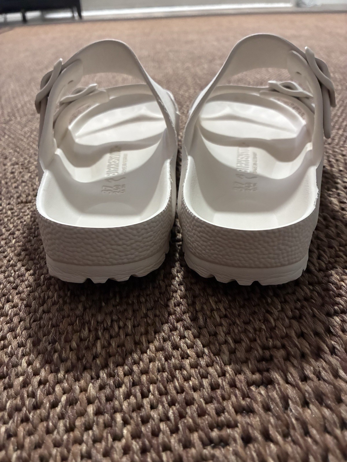 Birkenstock Arizona White EVA Slide Sandals Women’s EU 37 Narrow