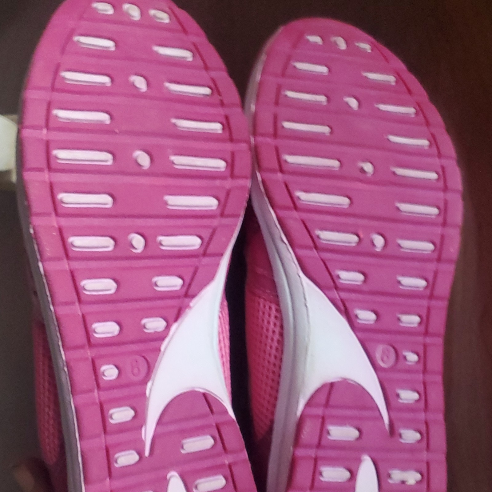 Women’s Pink/White Mesh Zip Low Top Athletic Sneakers, Solid Casual Activewear