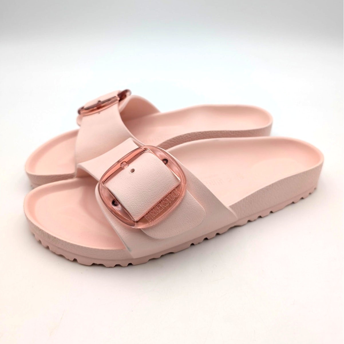 Birkenstock Madrid EVA Big Buckle Footbed Sandals Unisex Light Rose Size USW9/M7