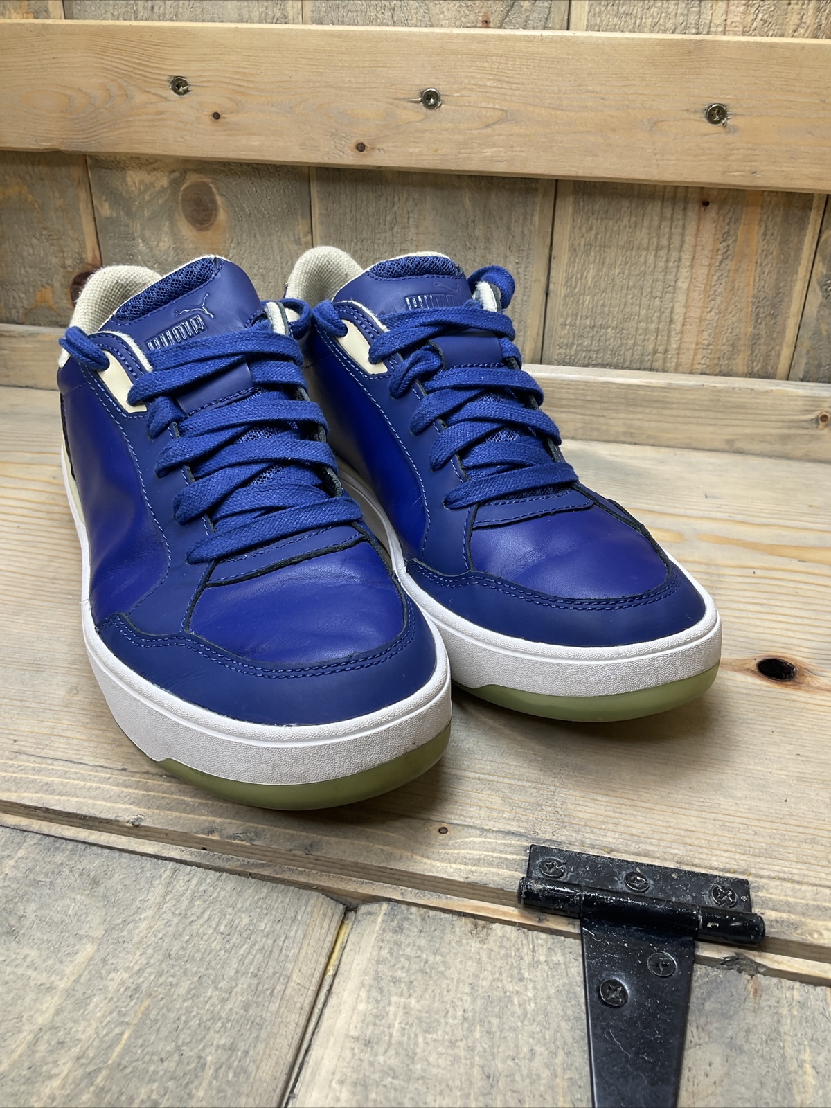Puma x Alexander McQueen Sneakers Women’s US 9 eu40 Cobalt Blue Leather rare