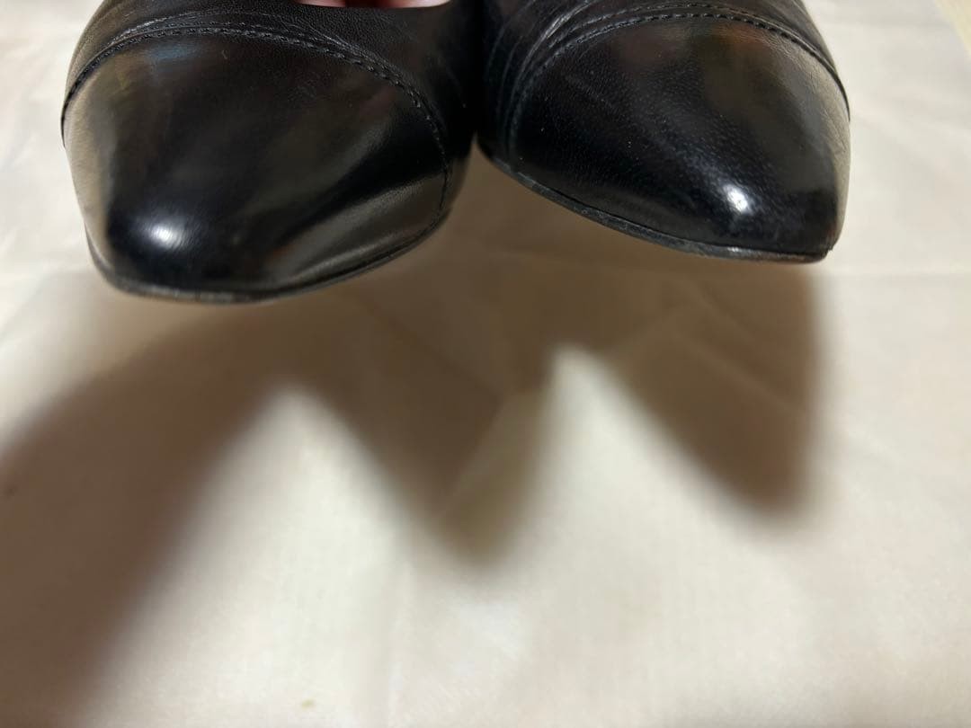 PRADA Black Leather Pointed Toe Heels Size 22.5cm US 5.5 – Excellent Condition