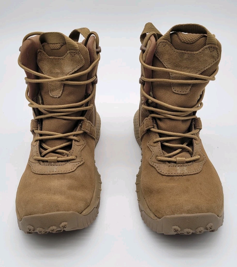 UNDER ARMOUR WOMENS BOOTS SIZE6 BROWN TACTICAL MICRO G VALSETZ AR670 3024010-200