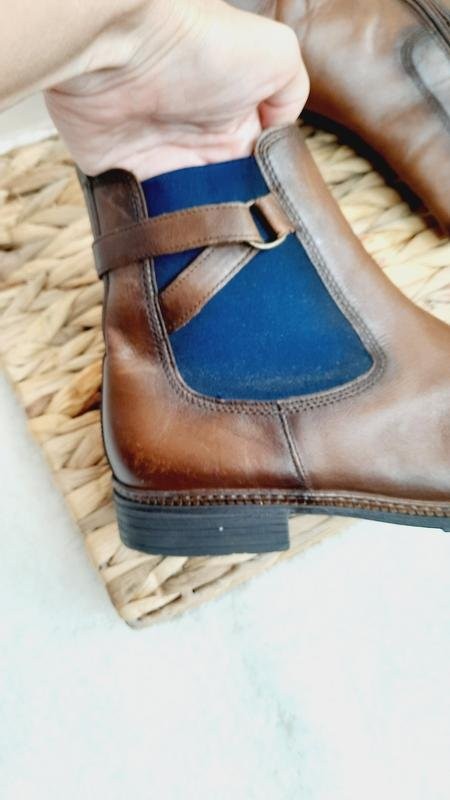 Women Gabor boots brown leather 40 #7SMD
