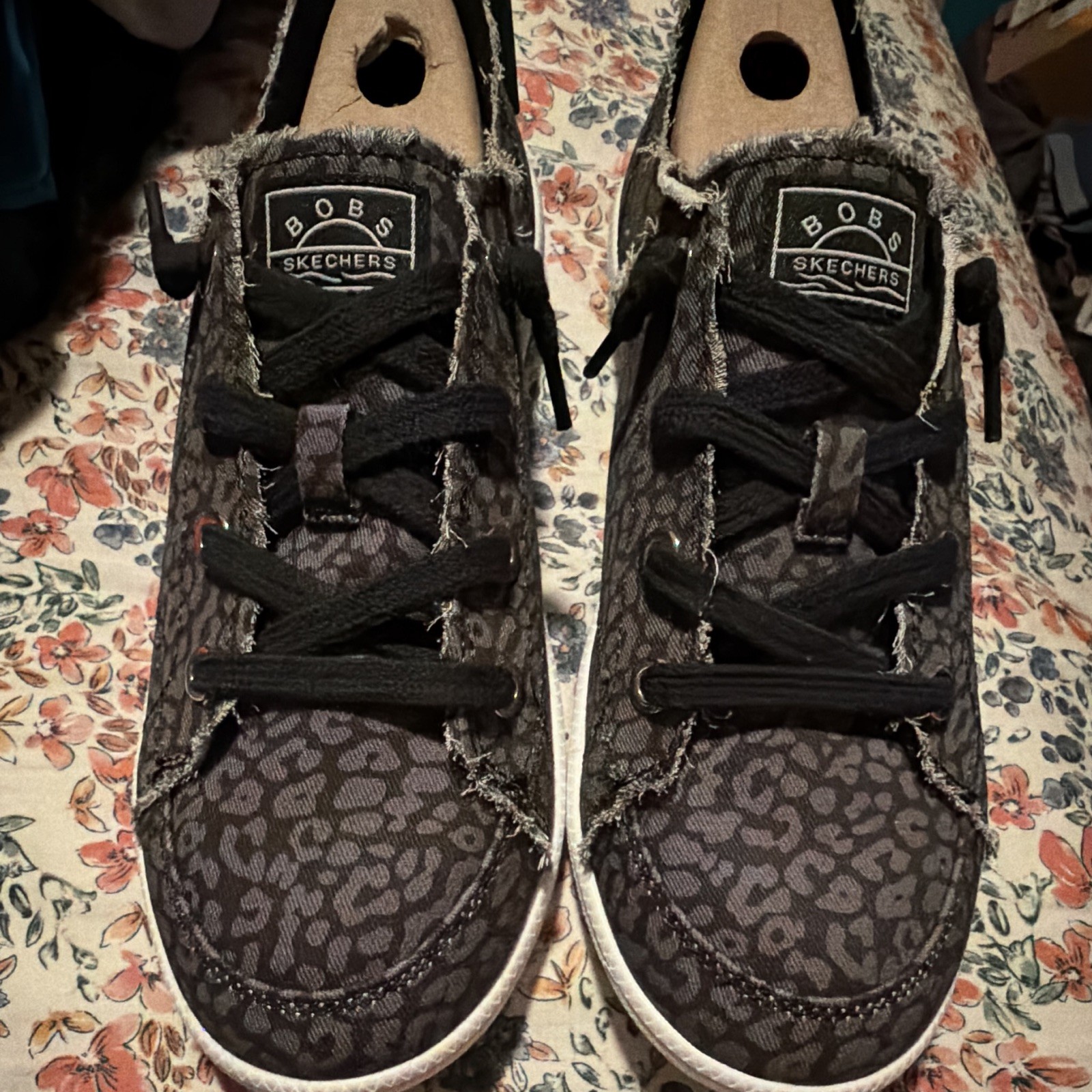 SKECHERS BOBS B Cute 2.0 On Brand Women’s Memory Foam Lace-Up Sneakers