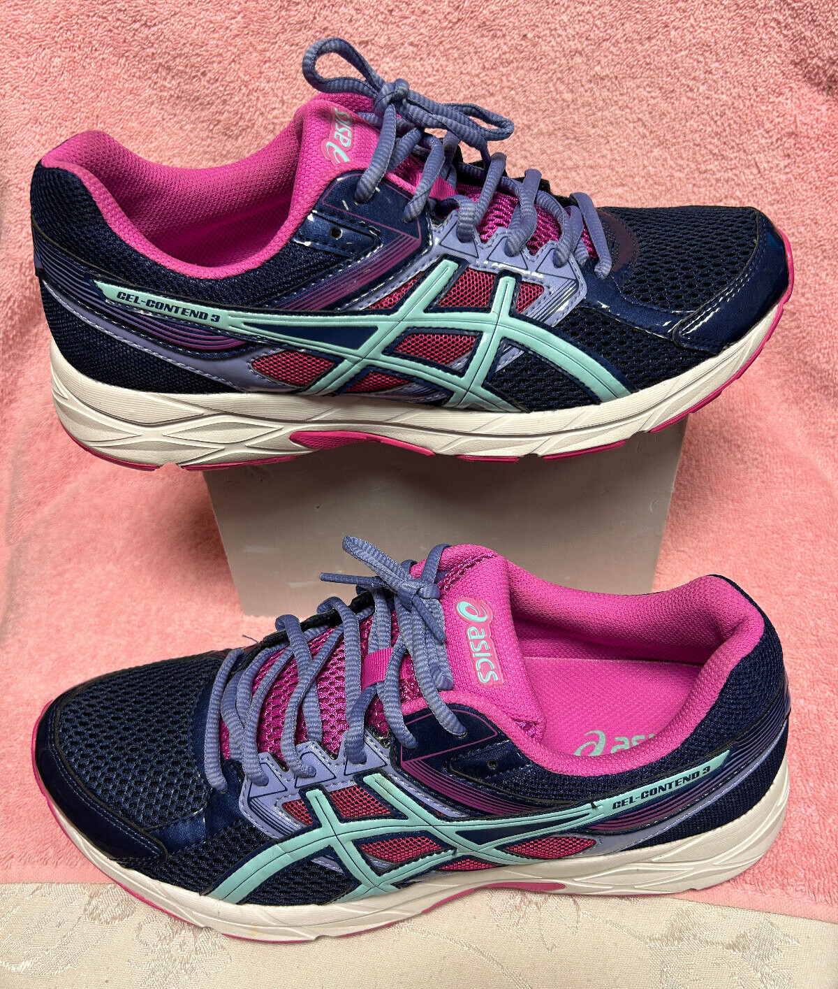 Asics-T5F9N-women-Multicolor sneakers- Sz-11. Indonesia.