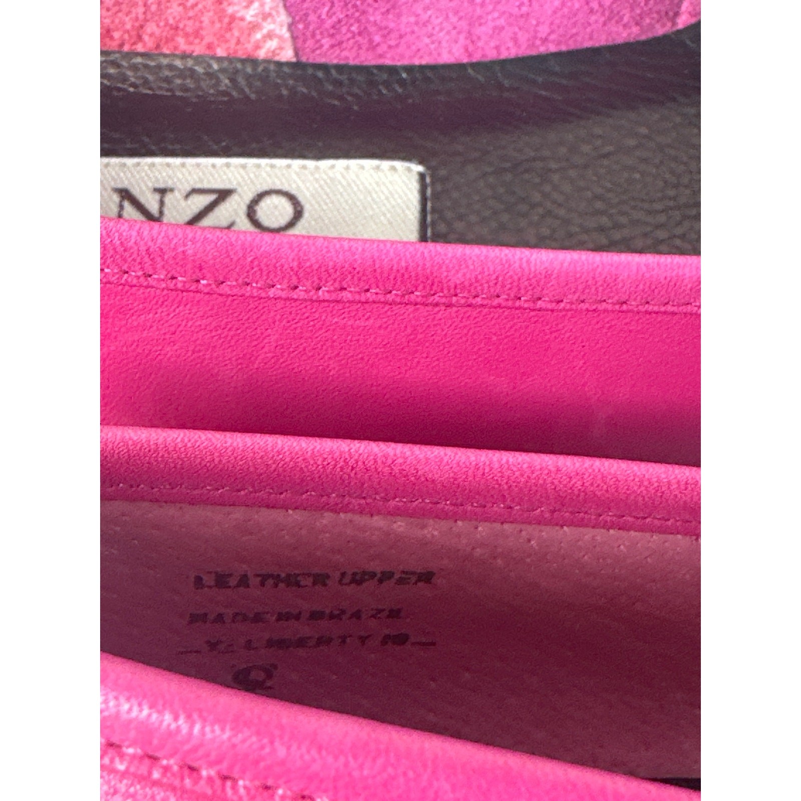 NIB Vtg Enzo Angiolini Liberty Bright Pink Leather Loafers Made in Brazil | 11 M