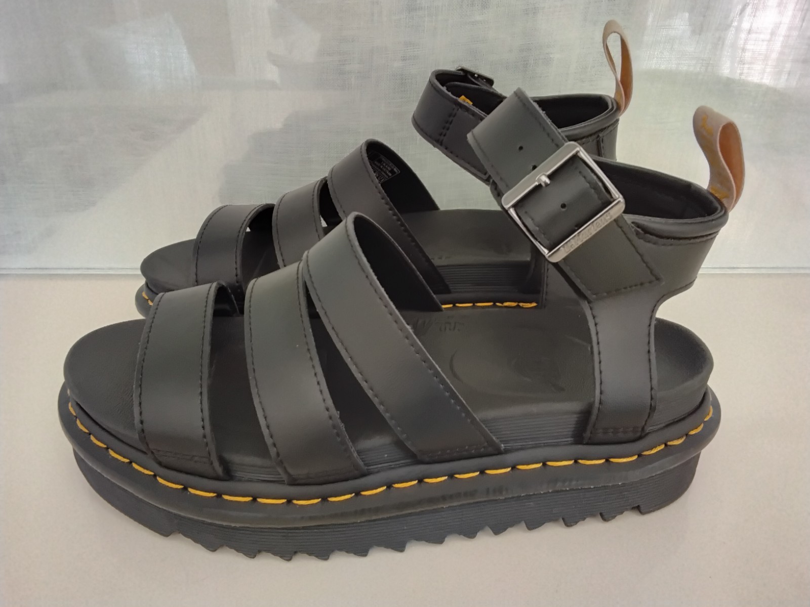 Dr. Martens Blaire Sandals Black Leather Women’s Size 8