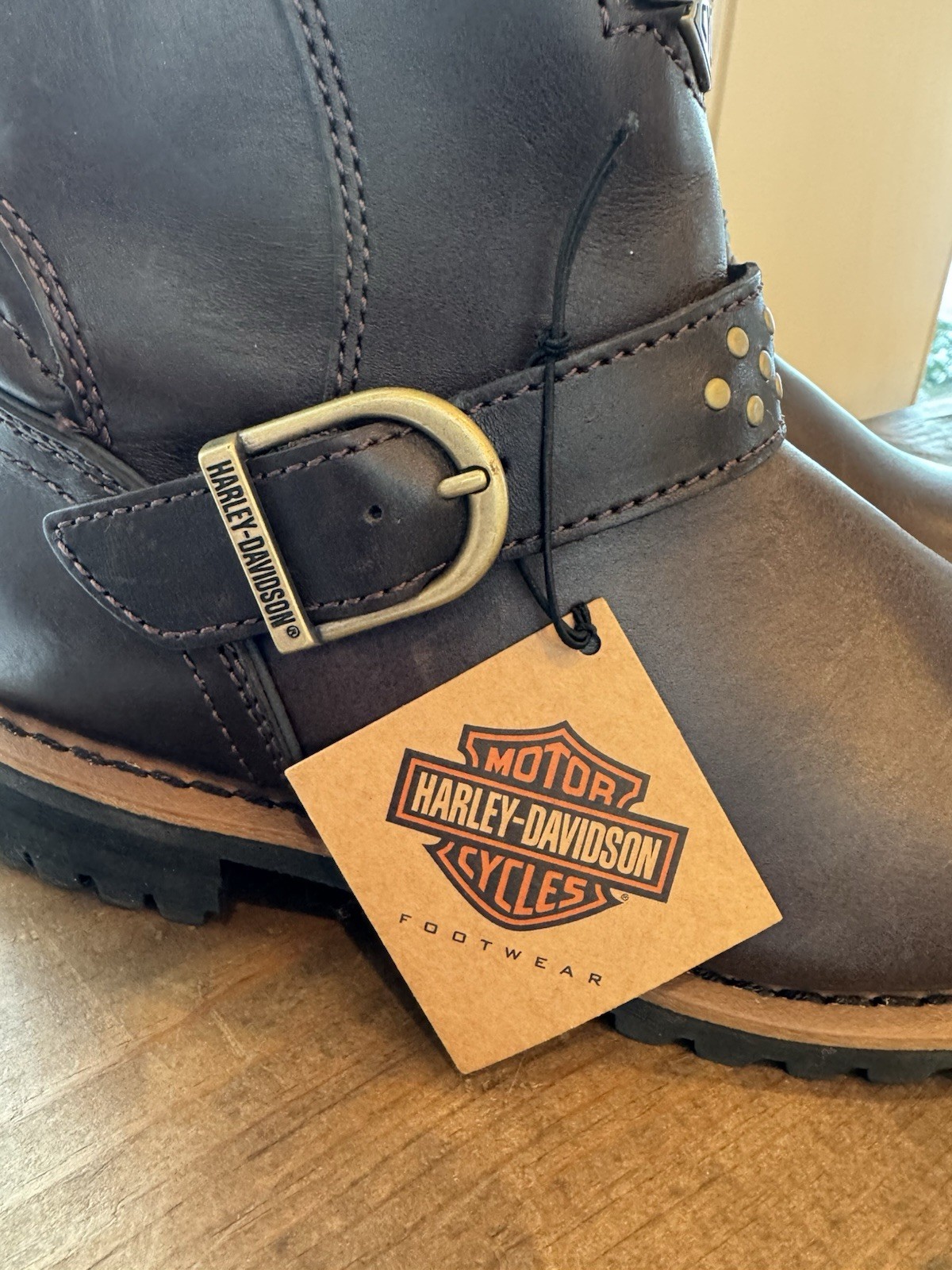 NEW Harley-Davidson Women’s Brantley 5-Inch Leather Motorcycle Boots D87145