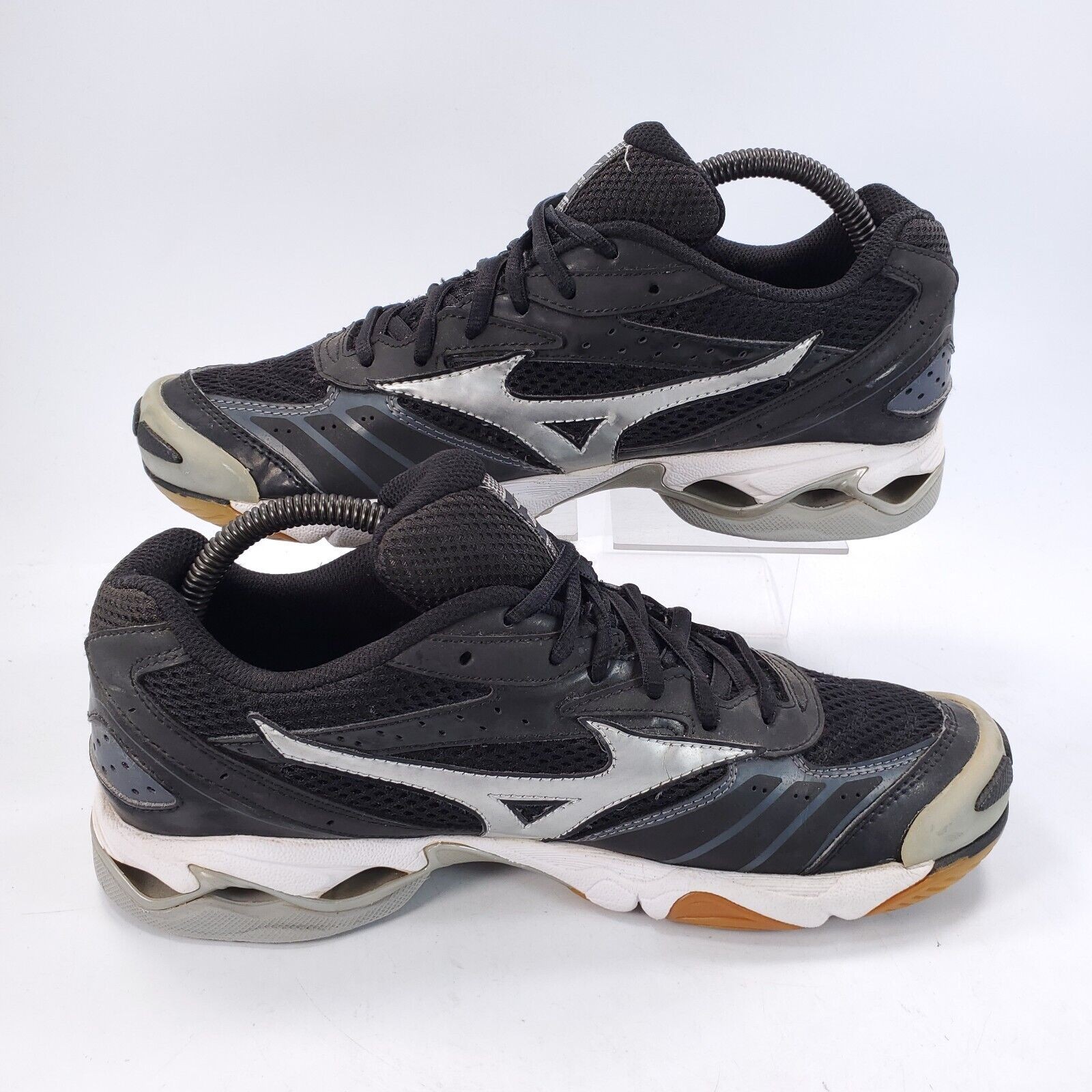 Mizuno Wave Bolt Athletic Running Training Shoe Womens Size 9 9KV-28405 Black