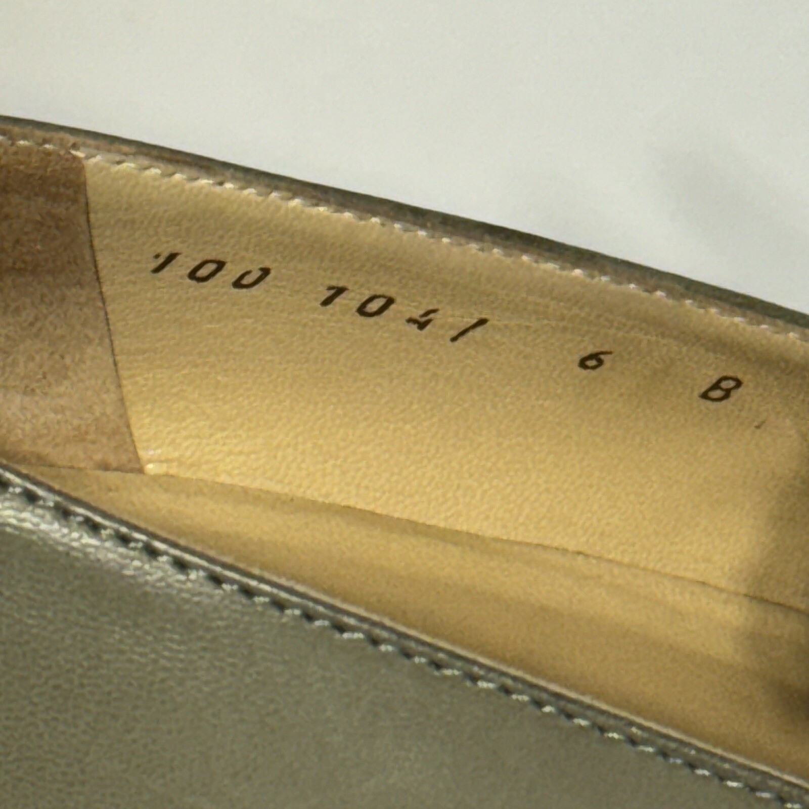Vintage GUCCI Penny Loafer Green Leather Light Green Suede 2.75 in Heel Sz.6 B