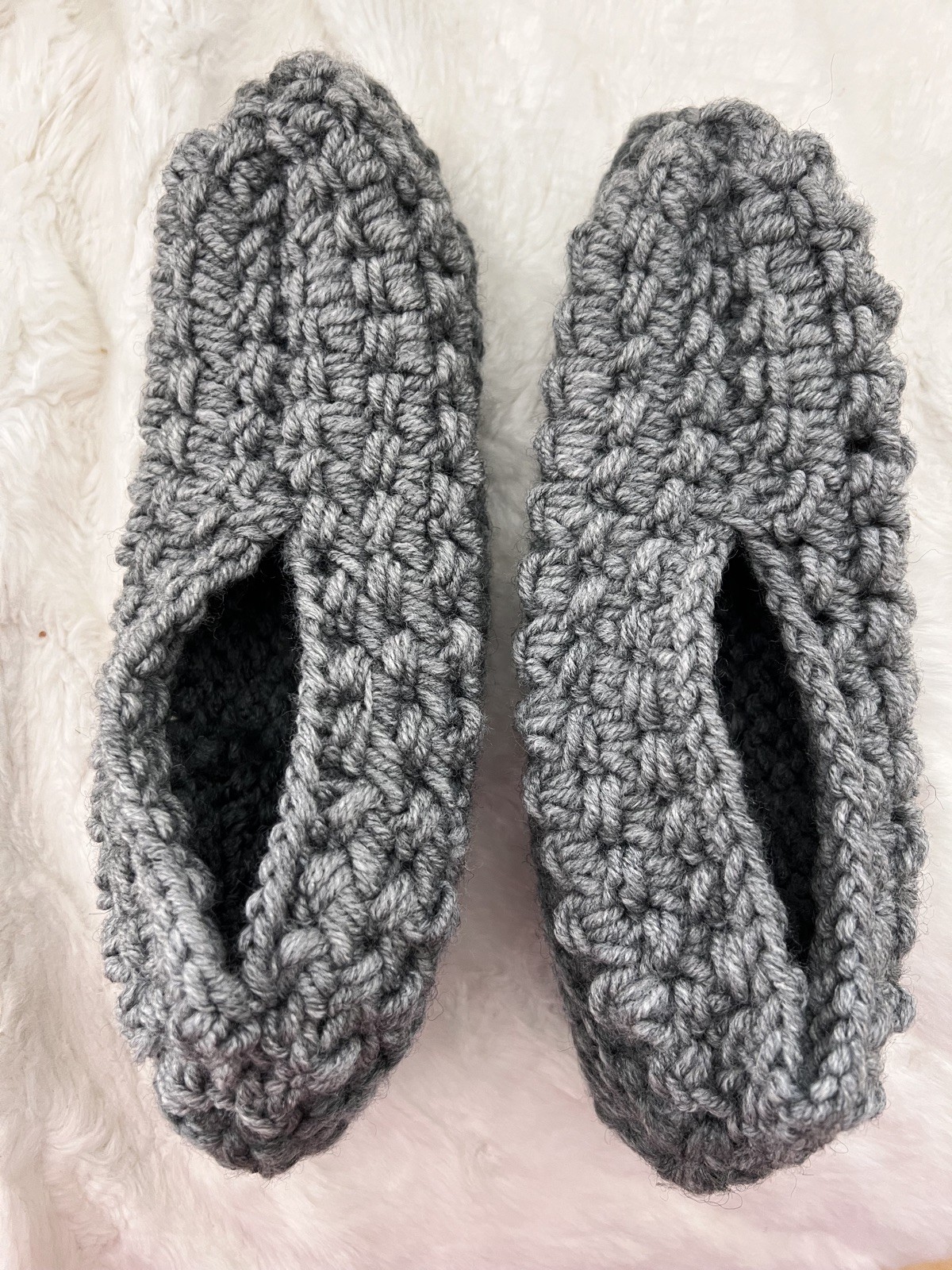 Wool Unisex Comfy Knit Slipper Socks Bedroom House Shoes Hand Knitted