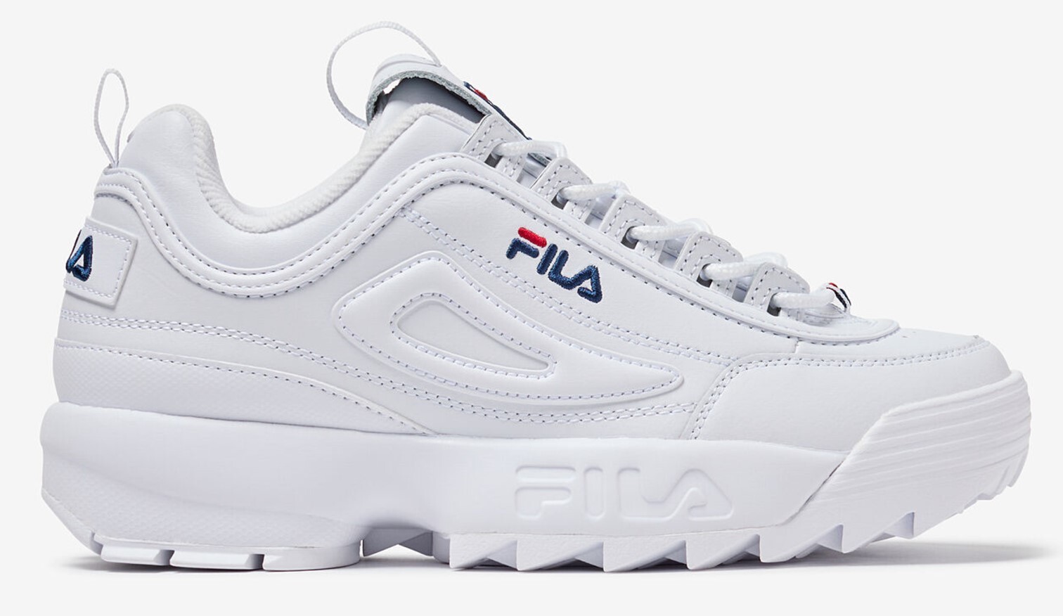 Fila Disruptor ll Premium – 5FM00002-125 – White / Navy / Red – WOMEN’S