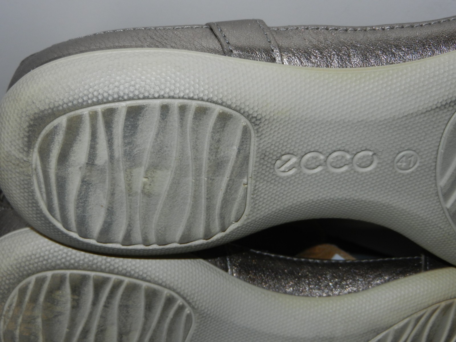 Ecco Flash T Strap Sandal Shoe Women US 10-10.5 EU 41 Leather Gladiator Ankle
