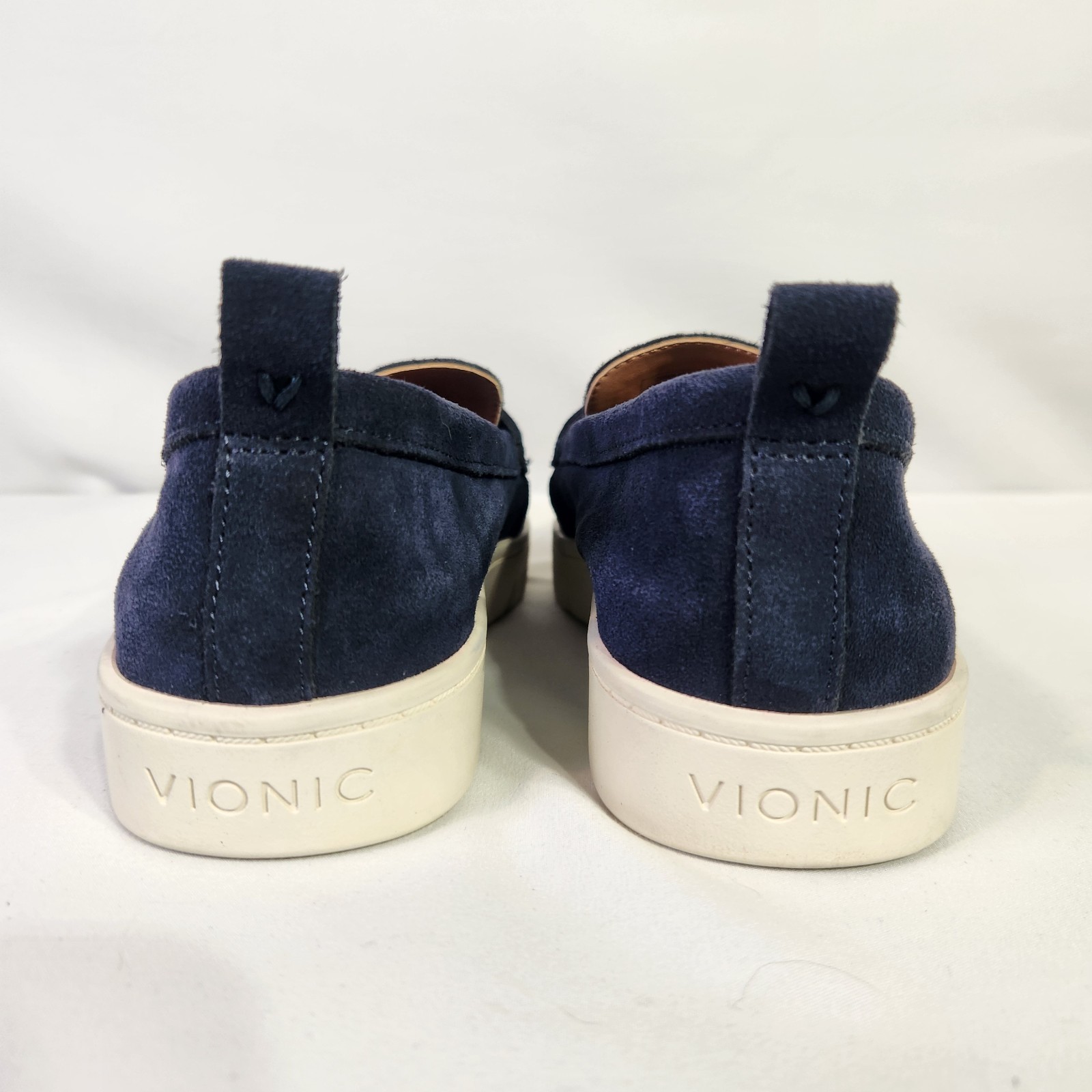 Vionic Uptown Suede Vio Motion Chantel Loafers Navy Size 6