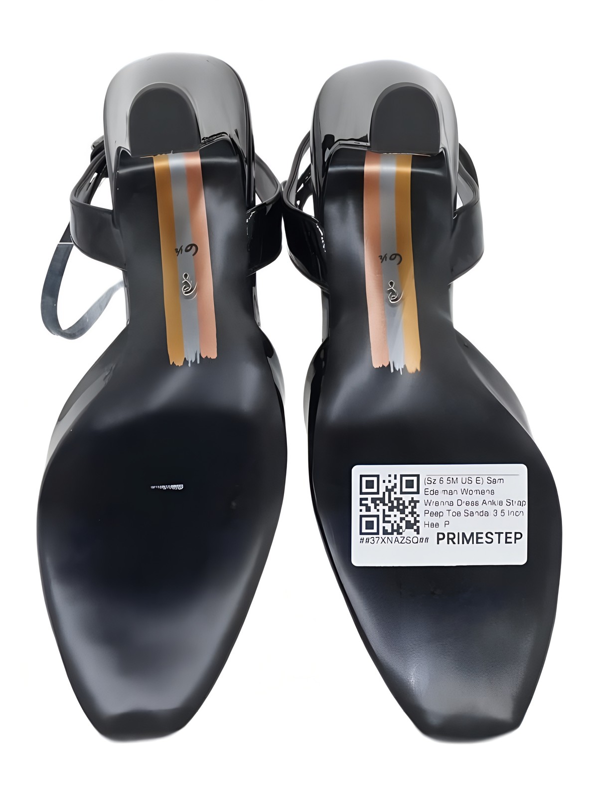 Sam Edelman Wrenna Peep-Toe Ankle Strap Pump 3.5in Heel US 6.5 EU 36.5