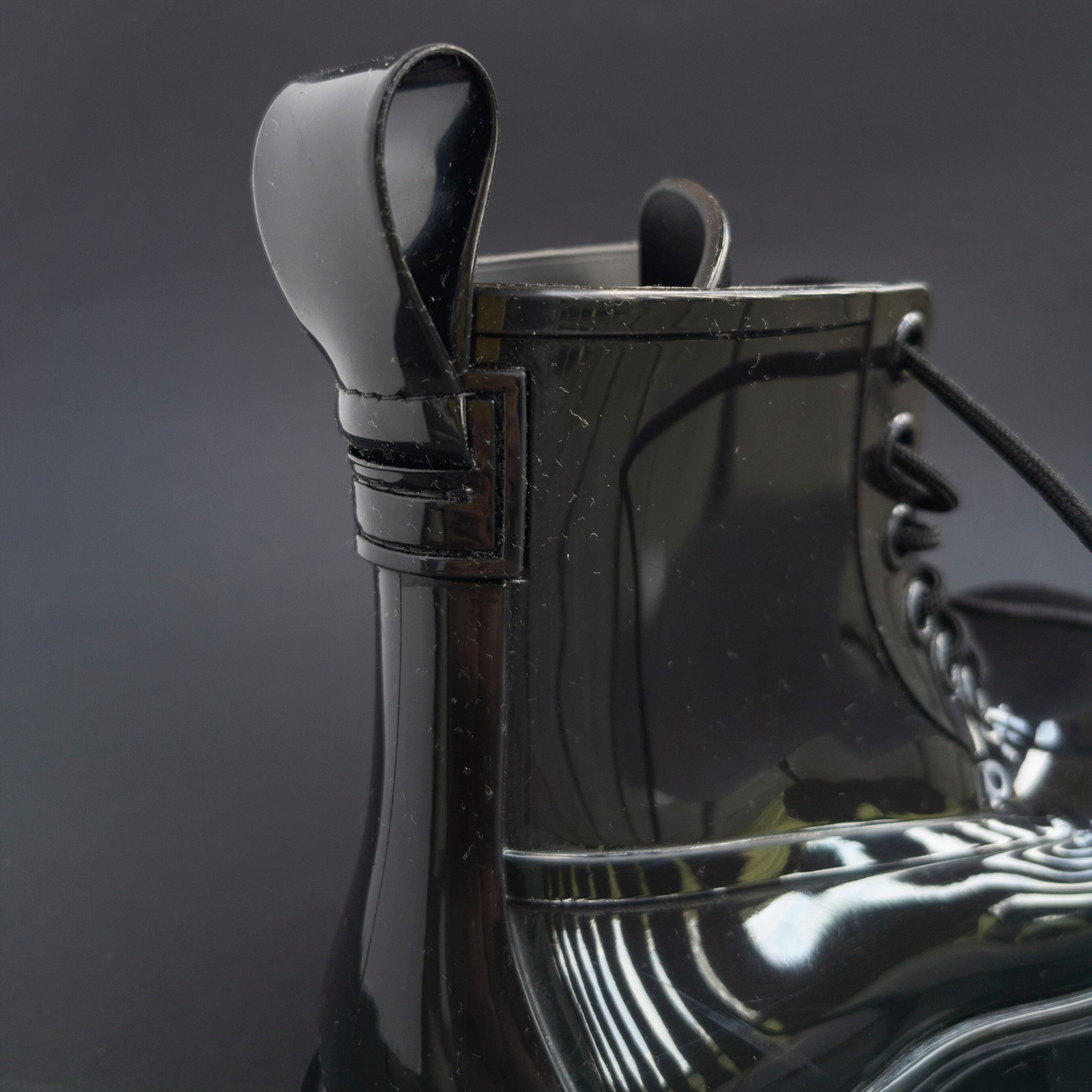 NP~650€ Bottega Veneta rubber boots 37 rubber stride boot black shiny