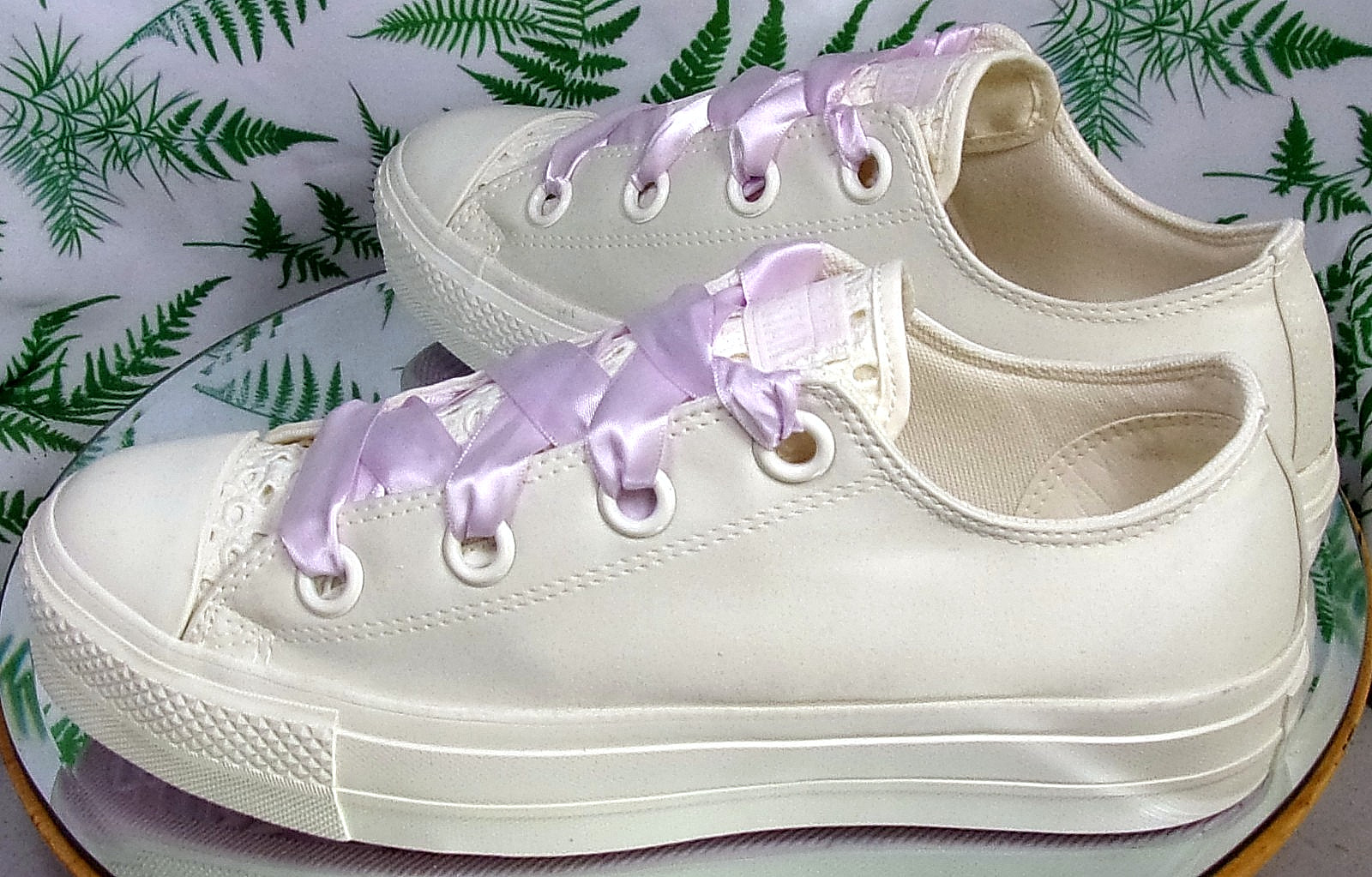 CONVERSE CHUCK TAYLOR LIFT PLATFORM MATTE SATIN SNEAKERS SHOES US WOMENS SZ 10.5