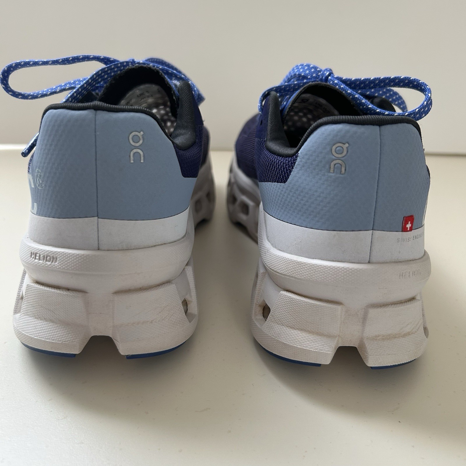 On Cloud CloudMonster Womens 7 Acai Lavender Blue Cloudtec Road Running Sneakers