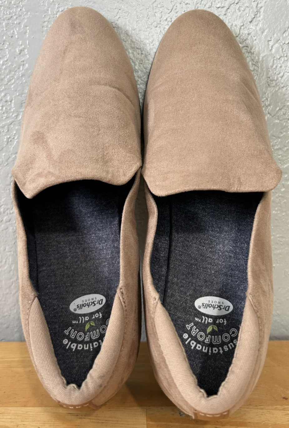 Dr. Scholl’s Women’s 9.5M Comfort Rate Loafer Taupe Slip On Shoes Casual Travel
