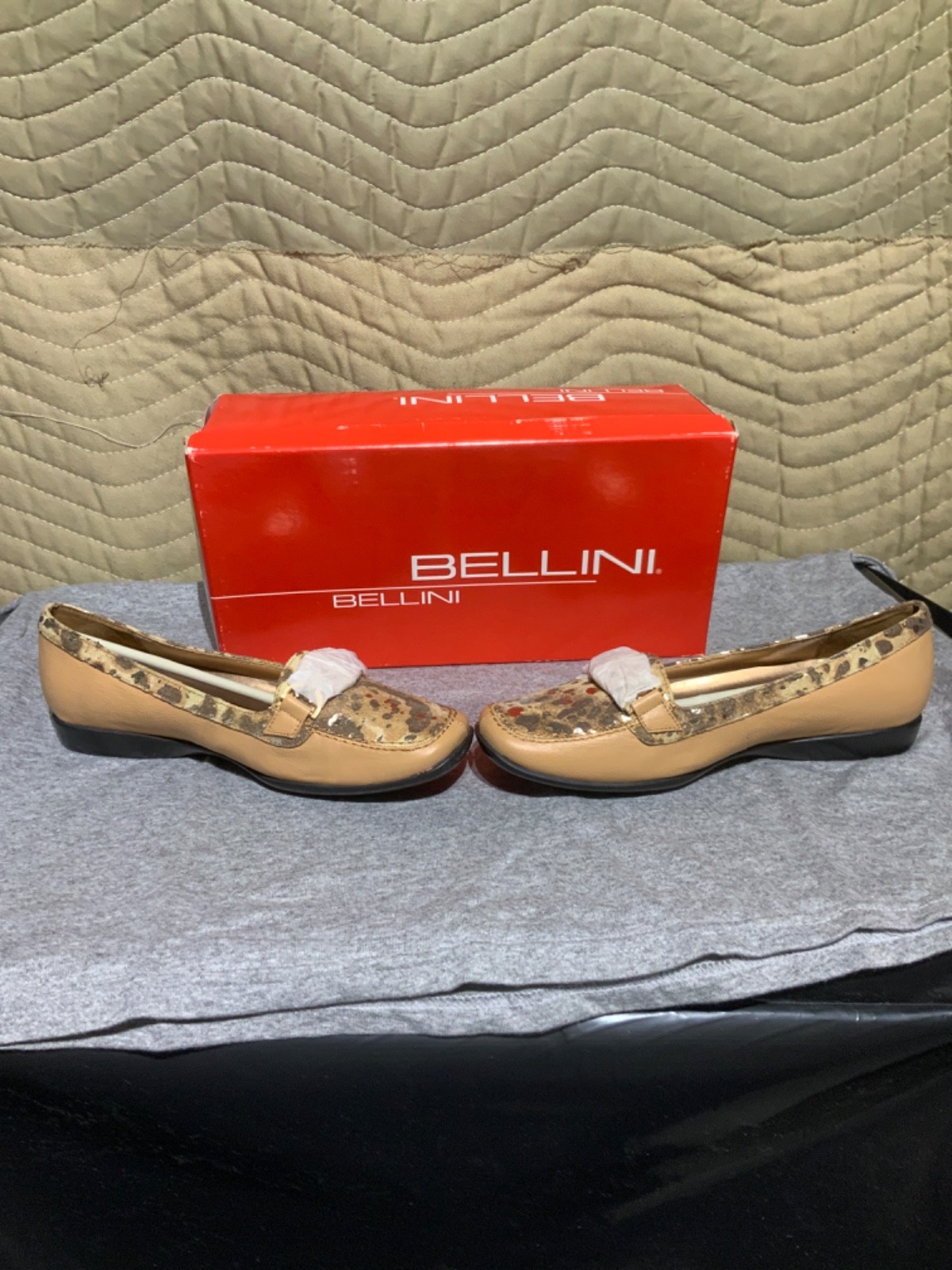 bellini shoes style bobcat , color camel , 7w