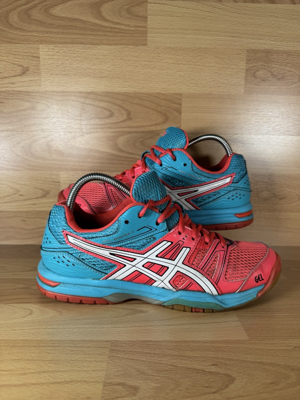 Asics Gel Rocket 7 Diva Pink Volleyball Shoe Womens Sz 9.5 Athletic Shoes B455N
