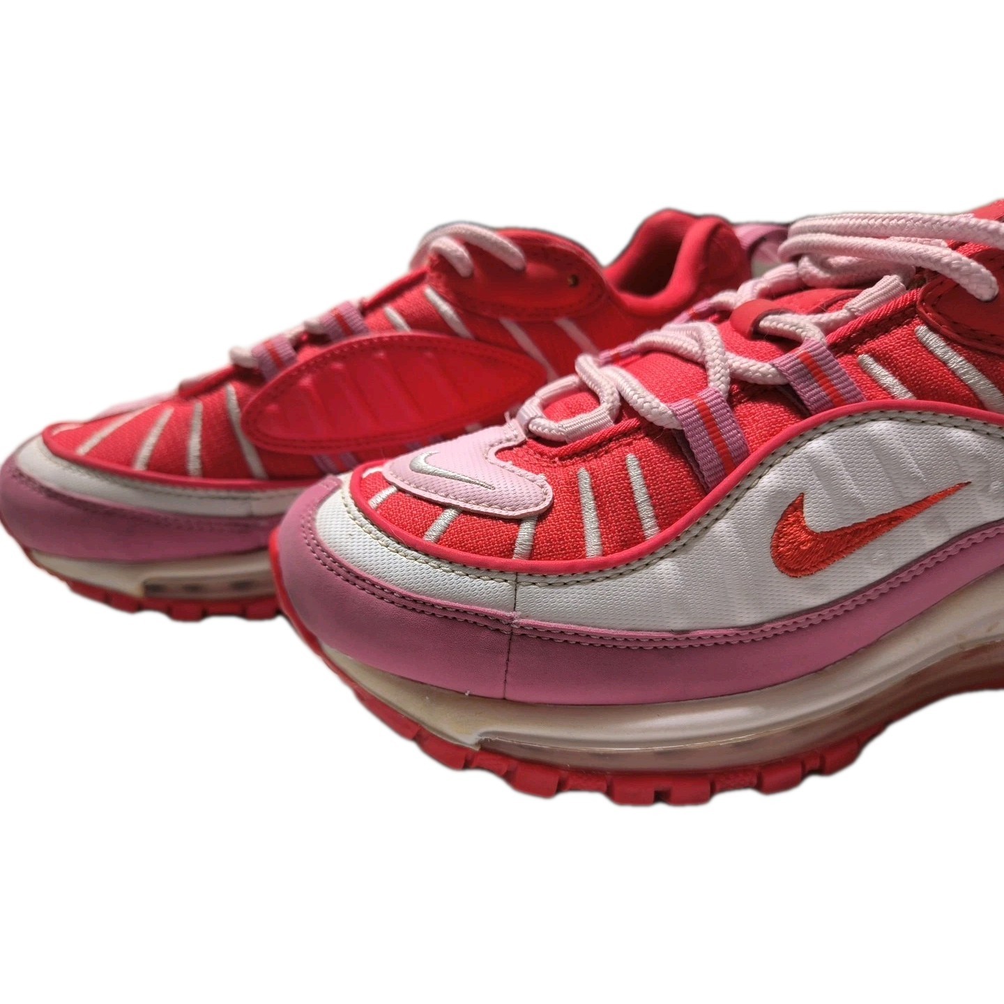 Nike Air Max 98 Valentine’s Day Pink Red White CI3709-600 Women’s Size 7 See Pic