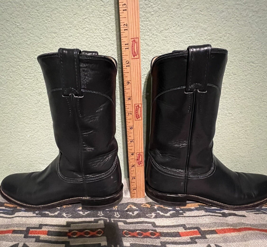 90’s Justin Ropers L3057 Navy Women’s Cowboy Boots 6.5B