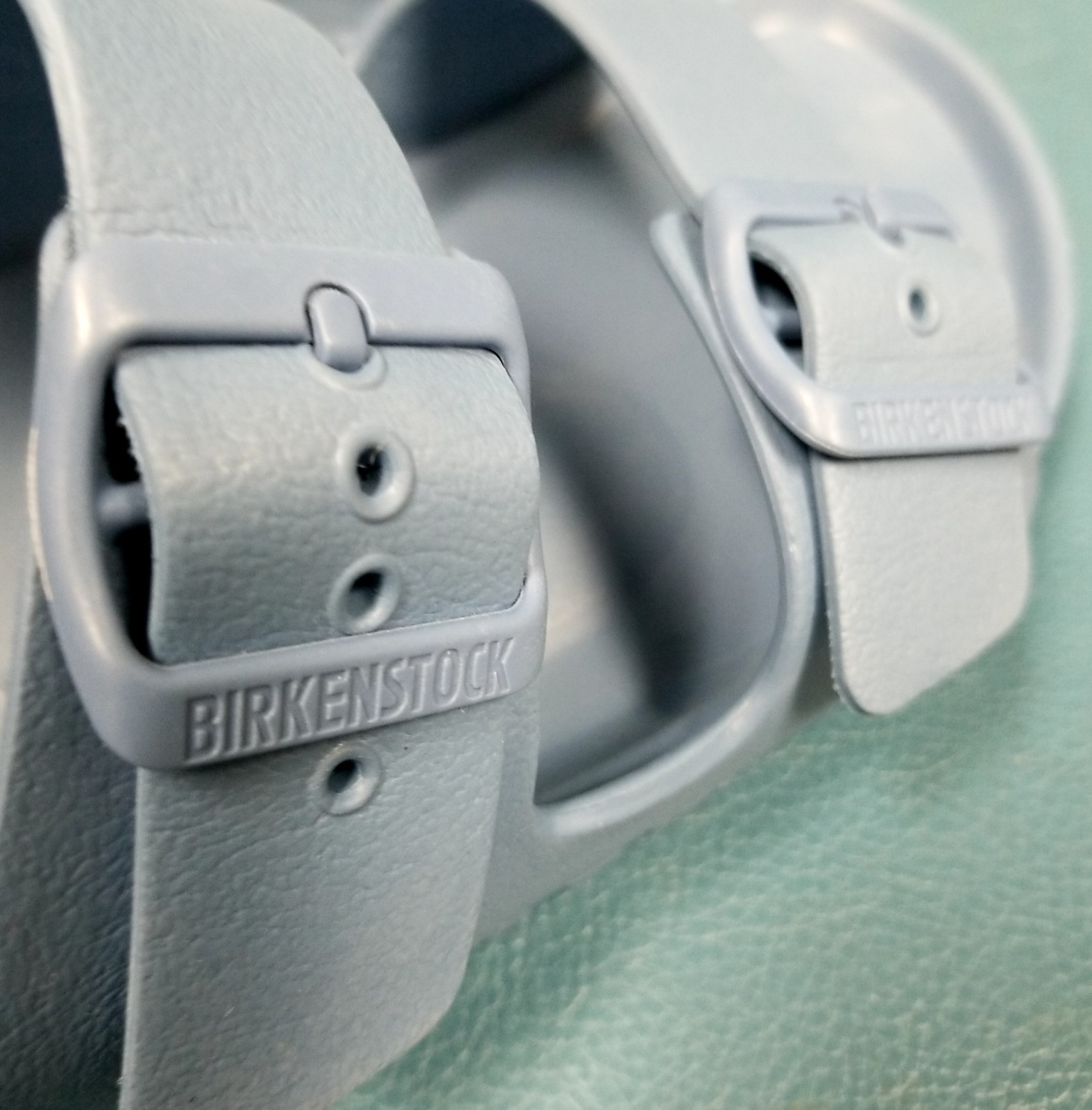 Birkenstock Arizona EVA Foam Slide Sandals Slate Blue Unisex 40 9L M7
