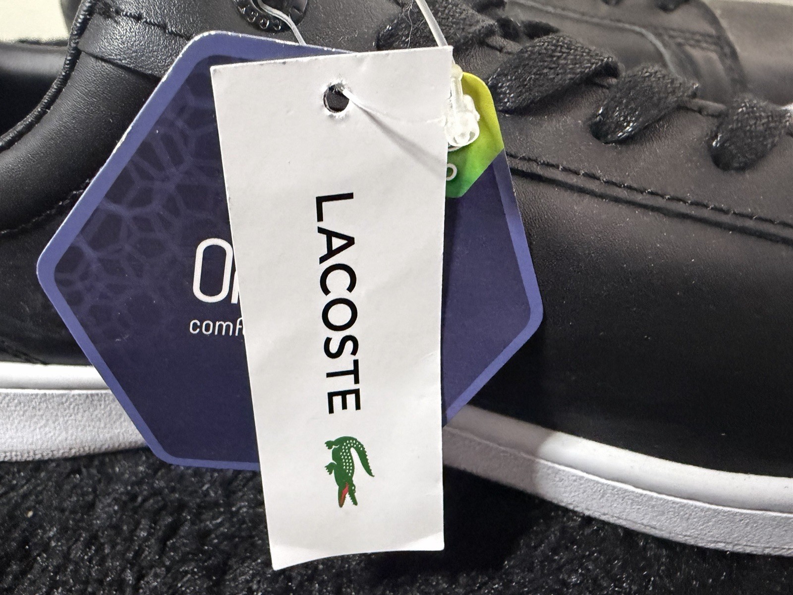 Lacoste Women’s Carnaby Evo Black Sneakers – US Size 7.5Casual Shoes Lacost Logo