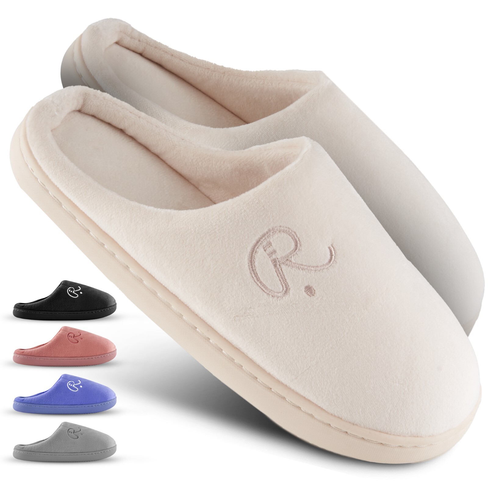 Slippers women men size 35-48 slippers warm non slip lightweight comfortable