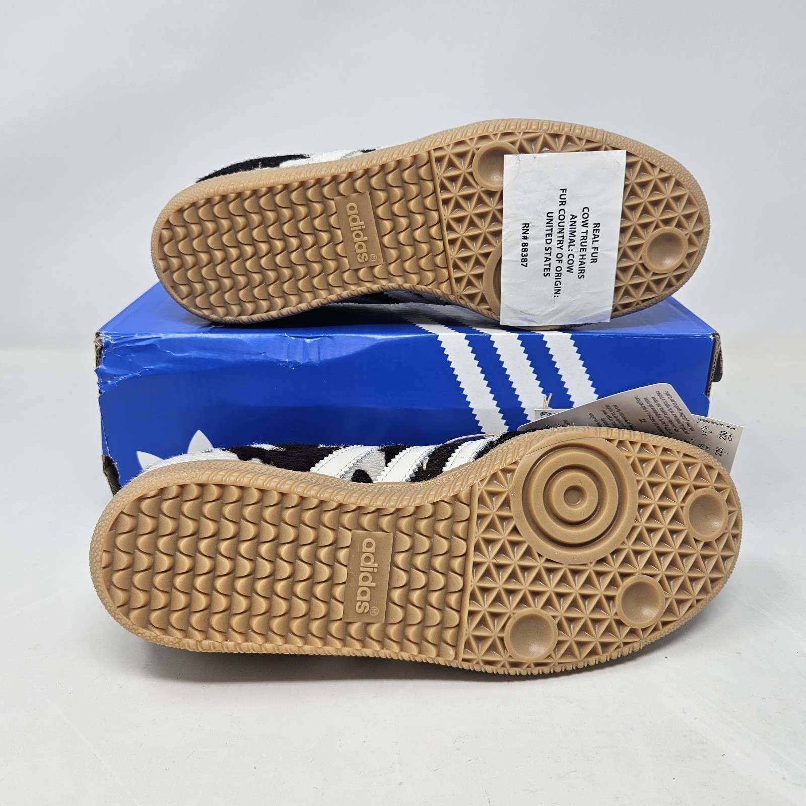 Adidas Originals Samba OG ‘Cow Print’ Brown Pink Shoe / JR1256 / Women’s Size 9