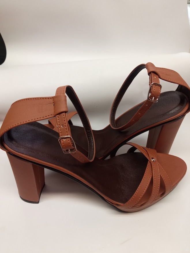 Sandals leather chunky 37 38 39 40 41 42 43 44 45 46 47 platform 2cm heel 13cm PL