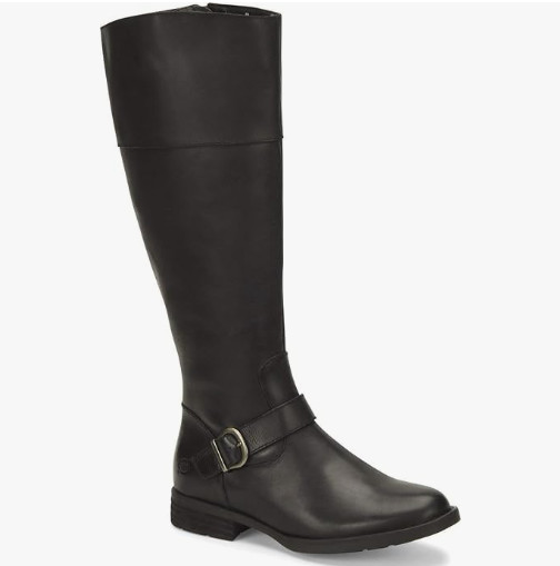 BORN Women’s Braydon Black Full Grain Leather Boots Size 6.5 US New