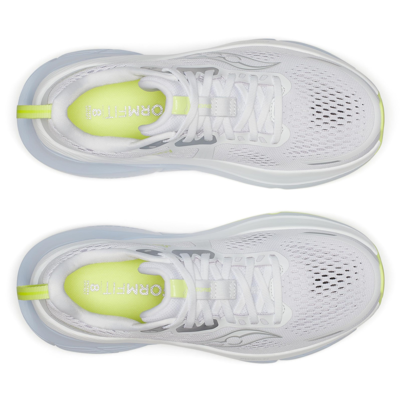 Saucony Women’s Guide 18 Sneaker, White/Ice Melt, 5.5