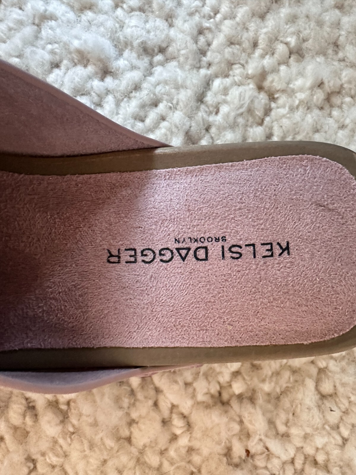 Kelsi Dagger June Suede Clogs Paloma Purple Pink Size 9