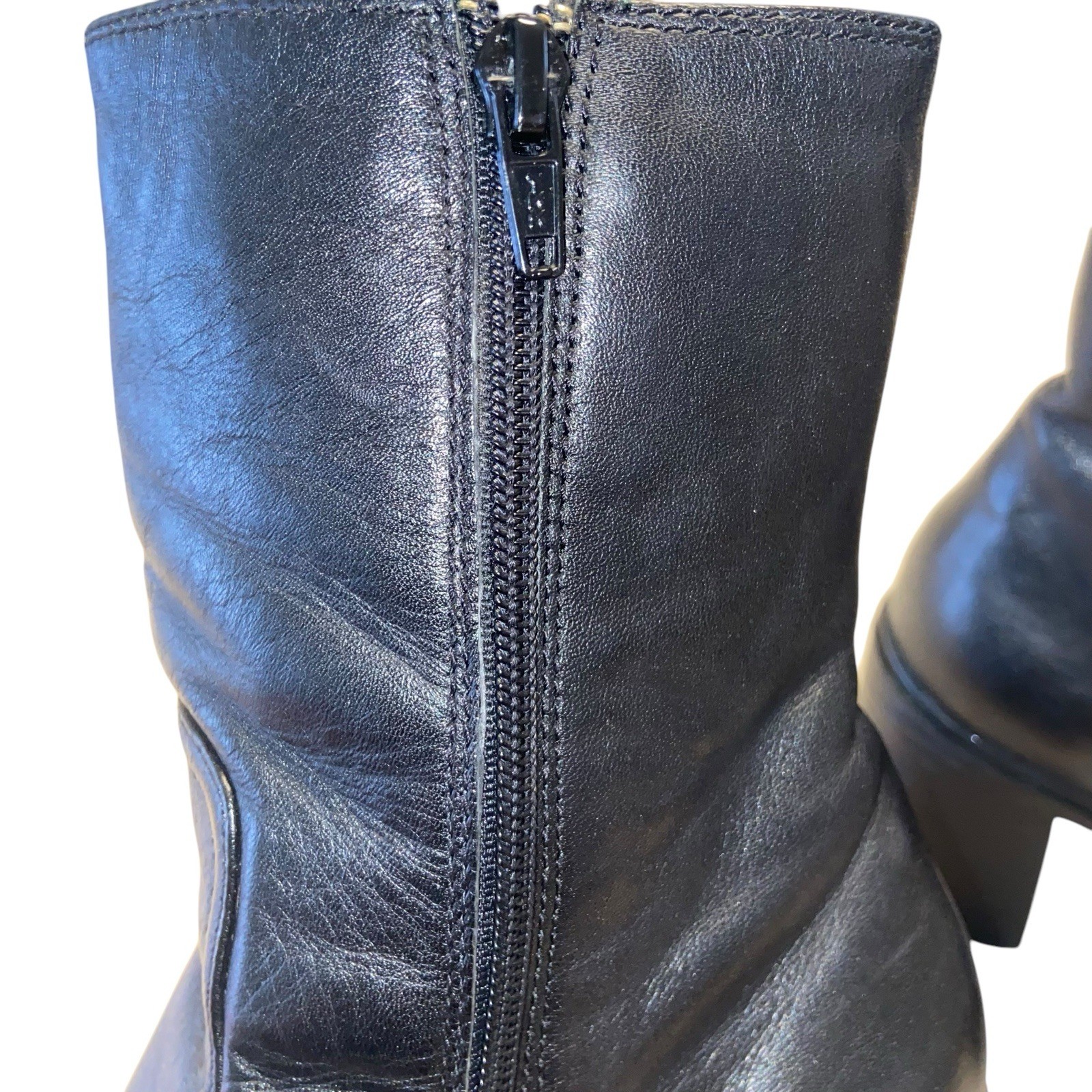 Vintage American Eagle Boots Womens Sz 10 Leather Goth Heel Platform 90s Y2K