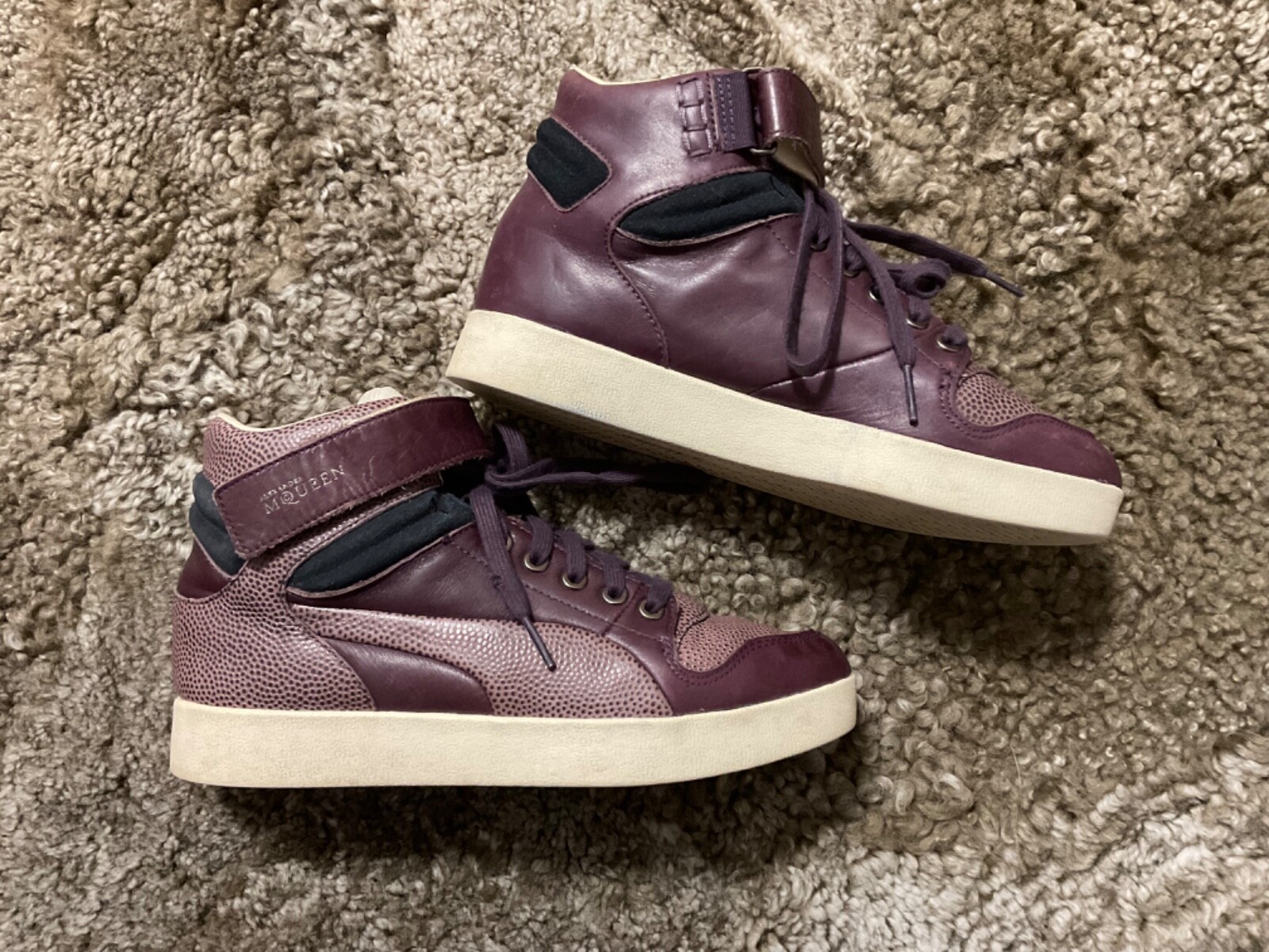 Alexander McQueen collab Puma Trainers size 39 leather